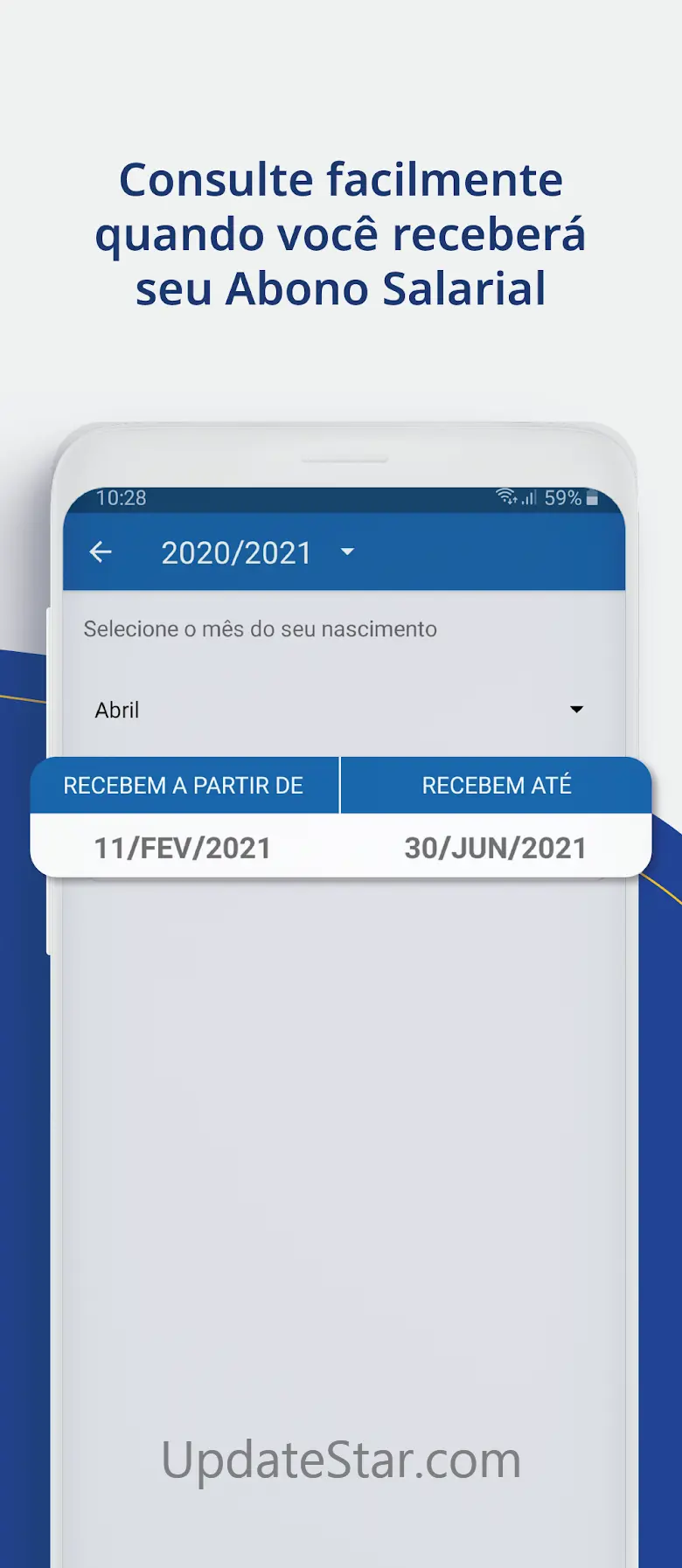 mPIS - saque, abono, datas PIS 2.7.2