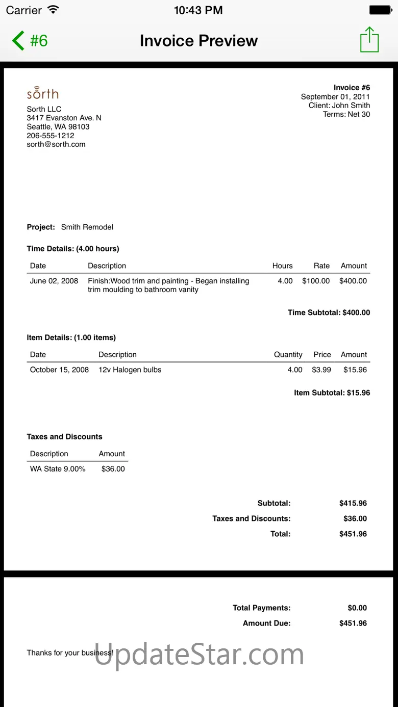 Timewerks: Mobile Billing 4.3.4