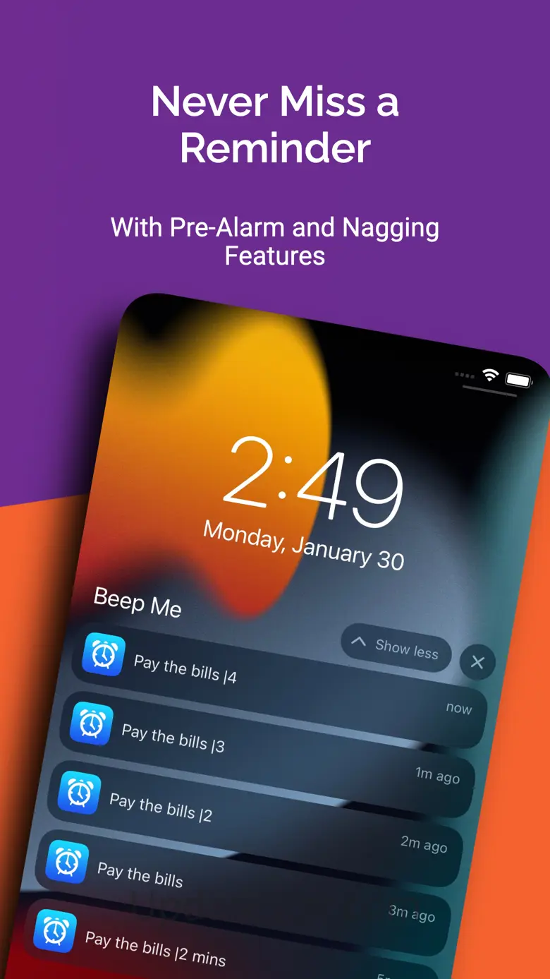 Beep Me Pro: Reminder &Planner 5.0
