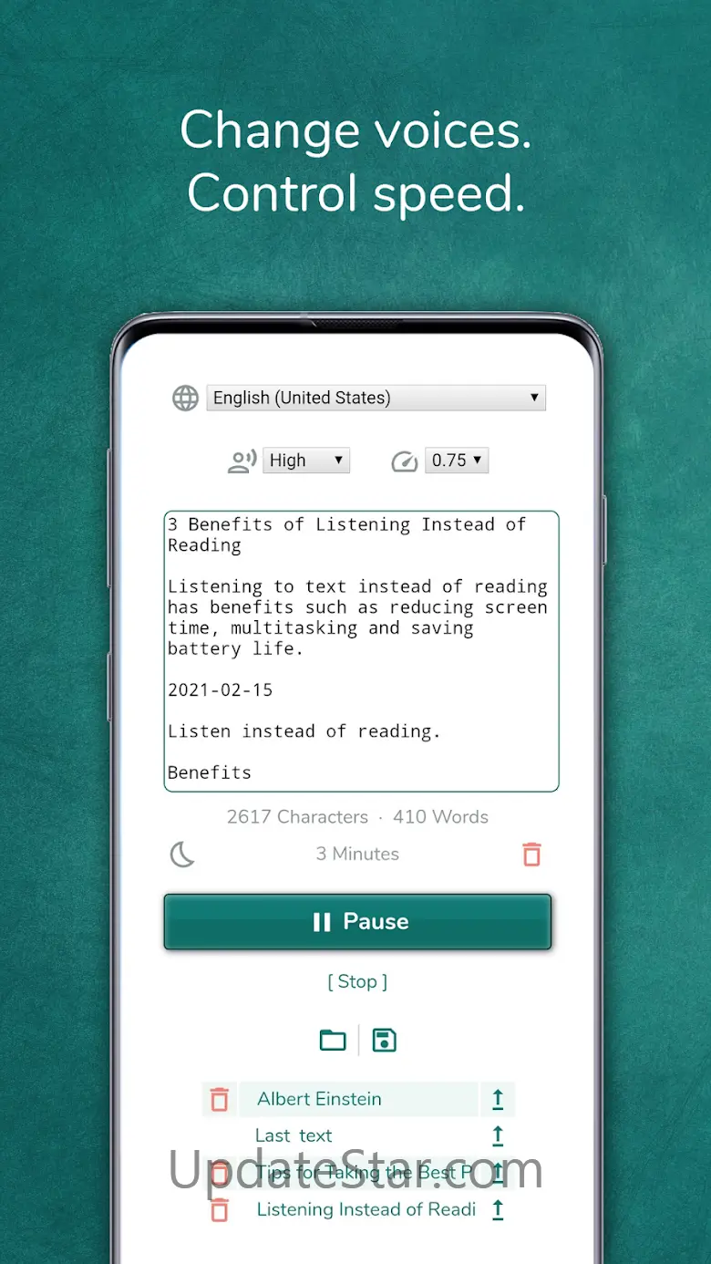Text reader - text and voice 1.0.23
