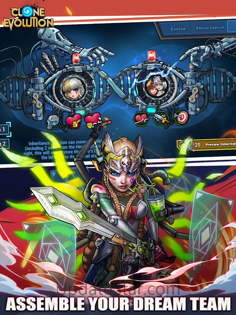 Clone Evolution: Cyber War RPG 1.5.26
