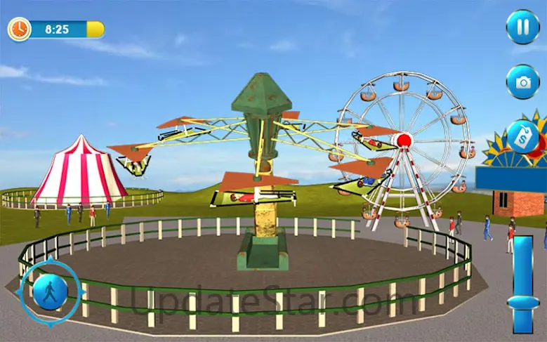 Theme Park Fun Swings Ride 2.1