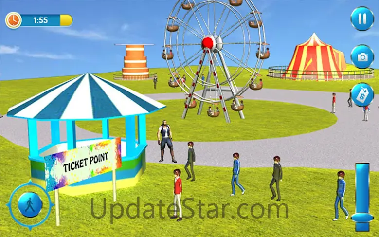 Theme Park Fun Swings Ride 2.1