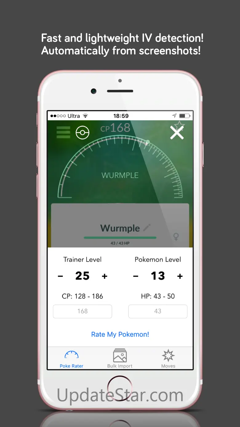 Poke Rater, IV from screenshot 1.6.16