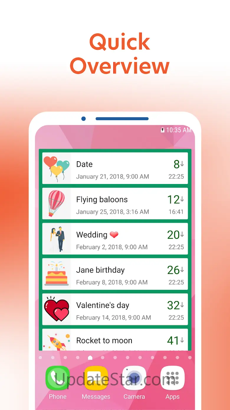 Countdown Days App & Widget 9.9