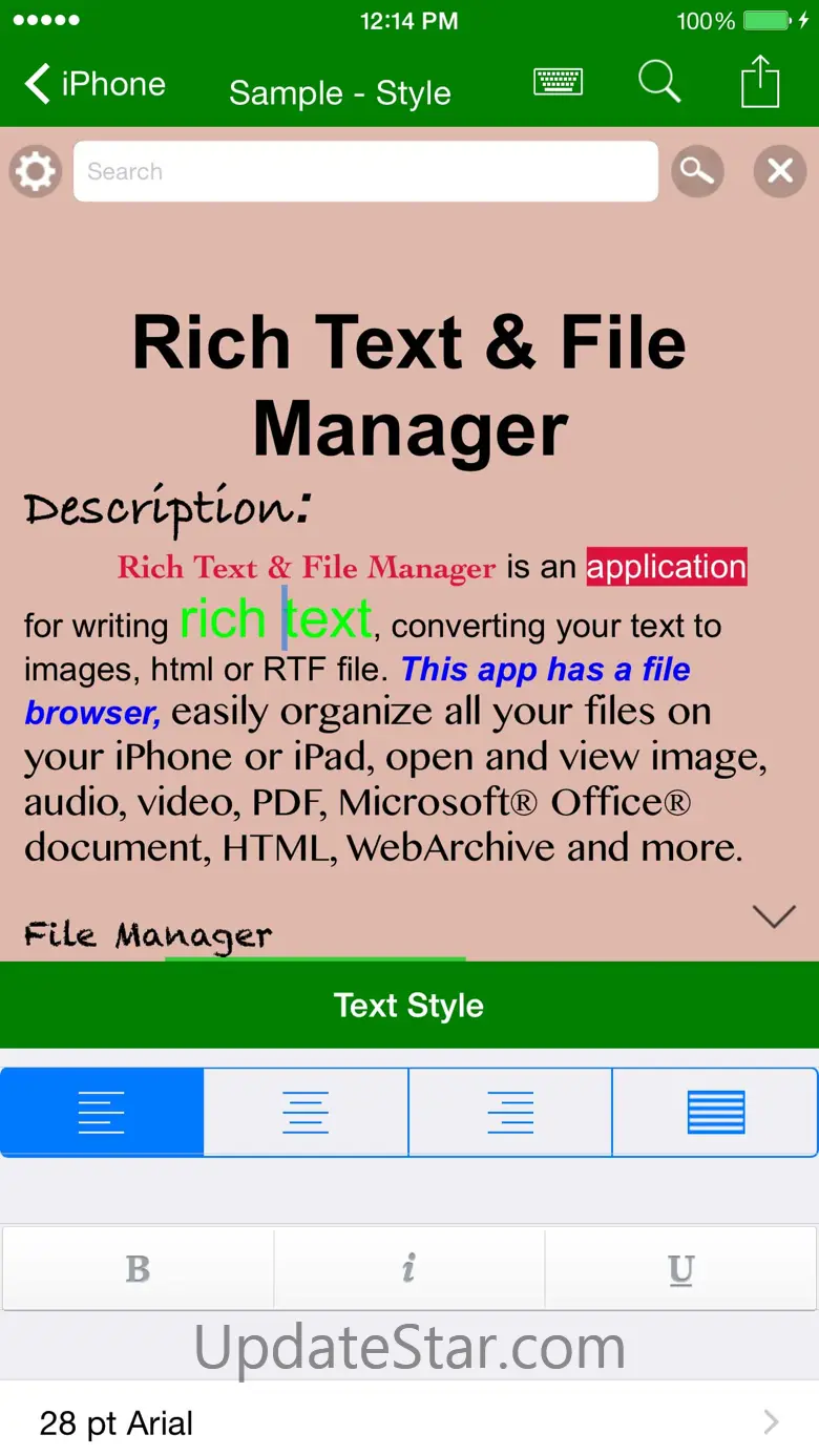 Rich Text & File Manager 3.0