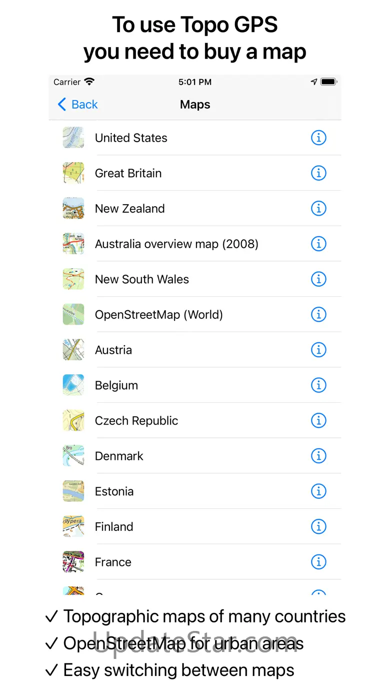 Topo GPS - Topographic maps 9.8.1