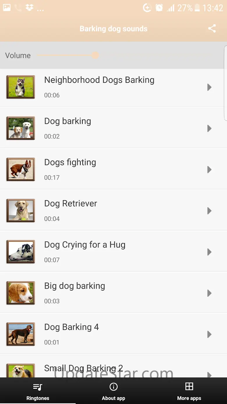 Barking Dog Sounds Ringtones 84.0