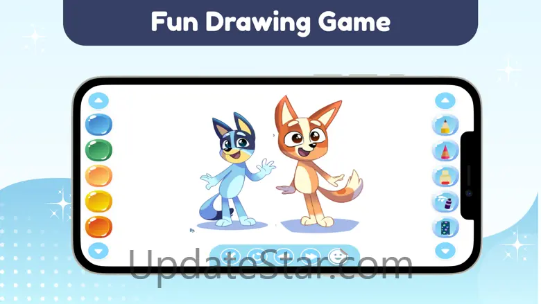Bluey Glitter Book art App 1.2