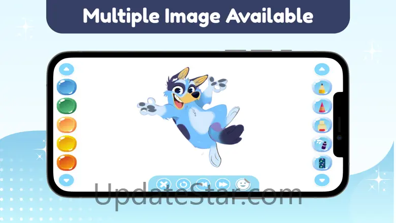 Bluey Glitter Book art App 1.2