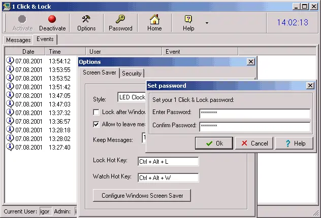 1 Click & Lock 3.23