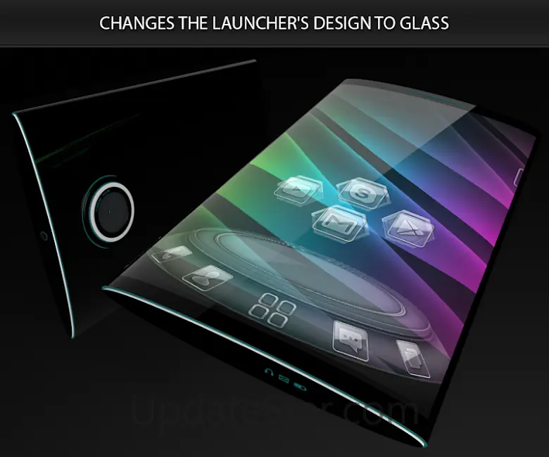 Glass theme & glass icon pack  5.1.1