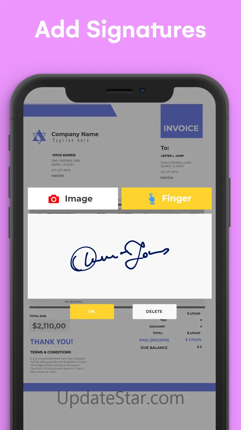 Instant Invoice Maker,Receipts 7.2