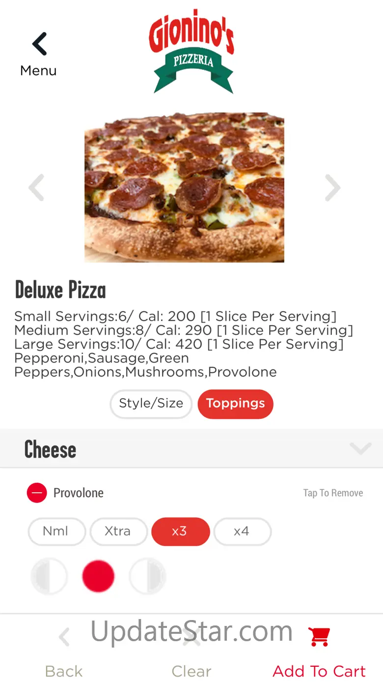 Gionino’s Pizzeria 4.13.0