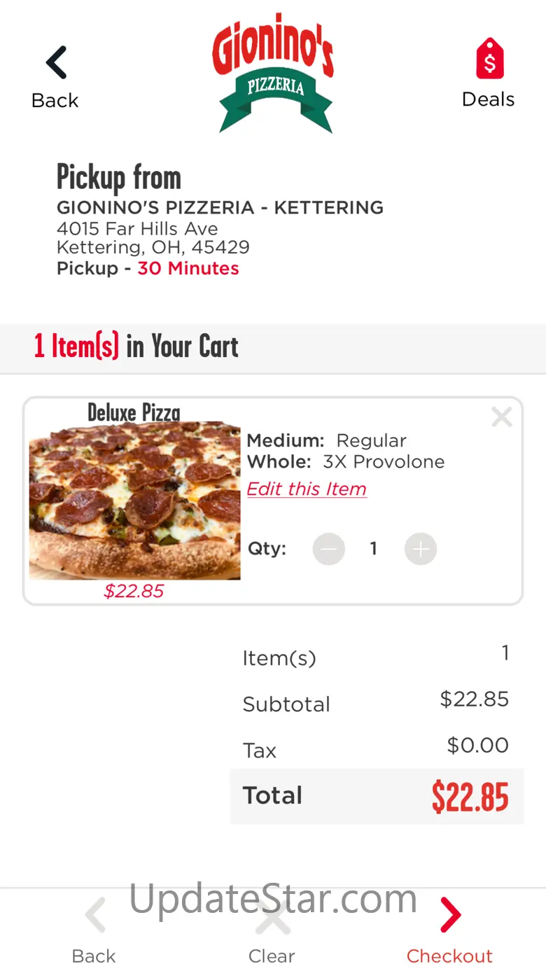 Gionino’s Pizzeria 4.13.0