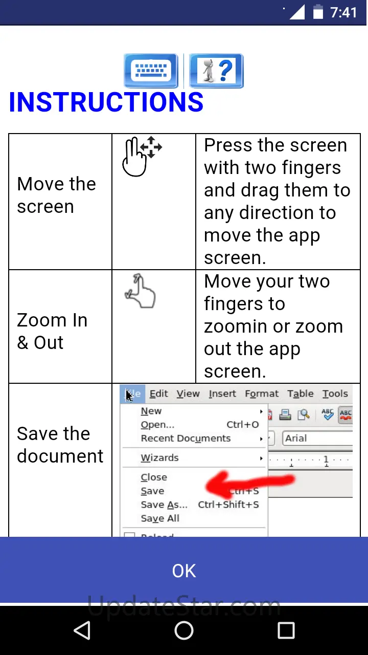 AndroWriter document editor 3.9.6