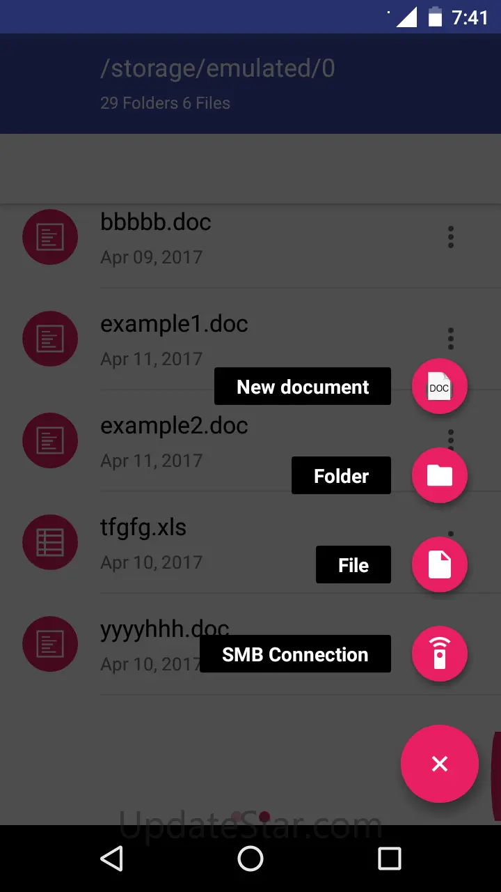 AndroWriter document editor 443