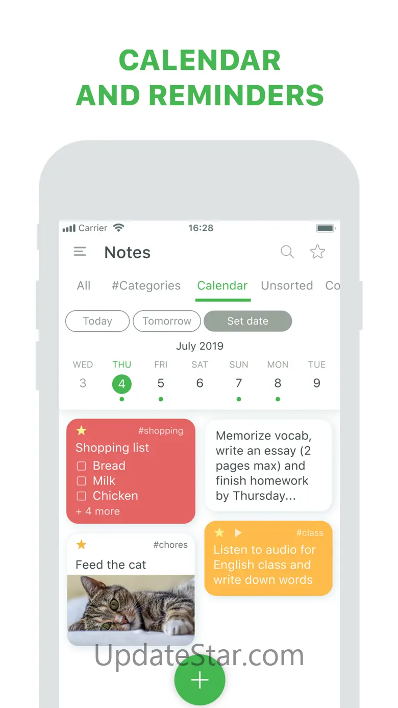 Notes: notepad and lists 1.1.28