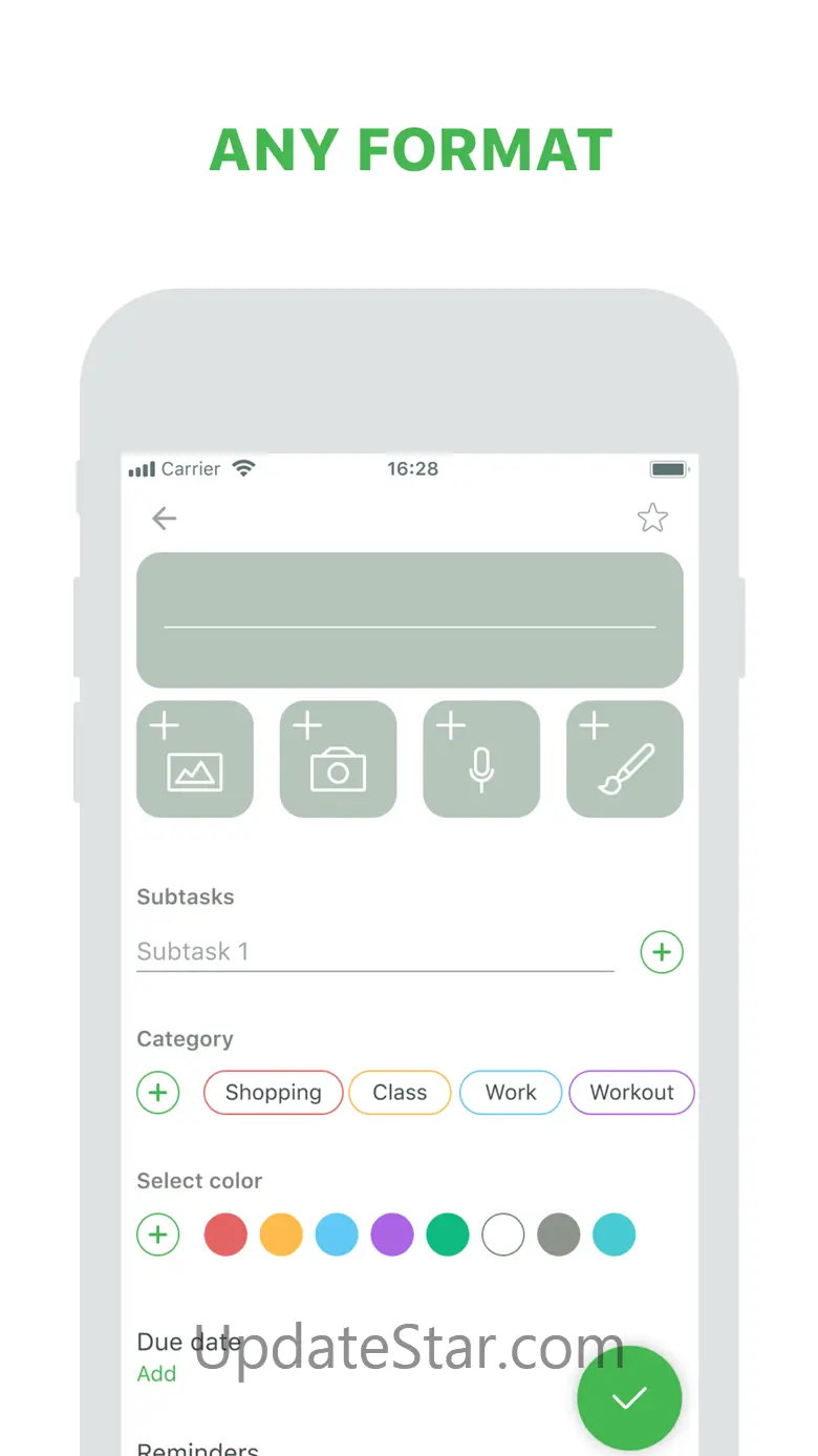 Notes: notepad and lists 1.1.28