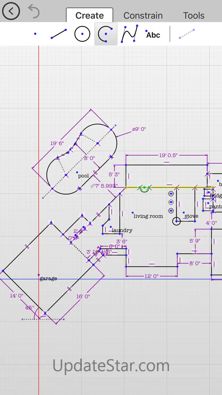 Updraw - create 2D CAD drawings with dimensions 2.1.1
