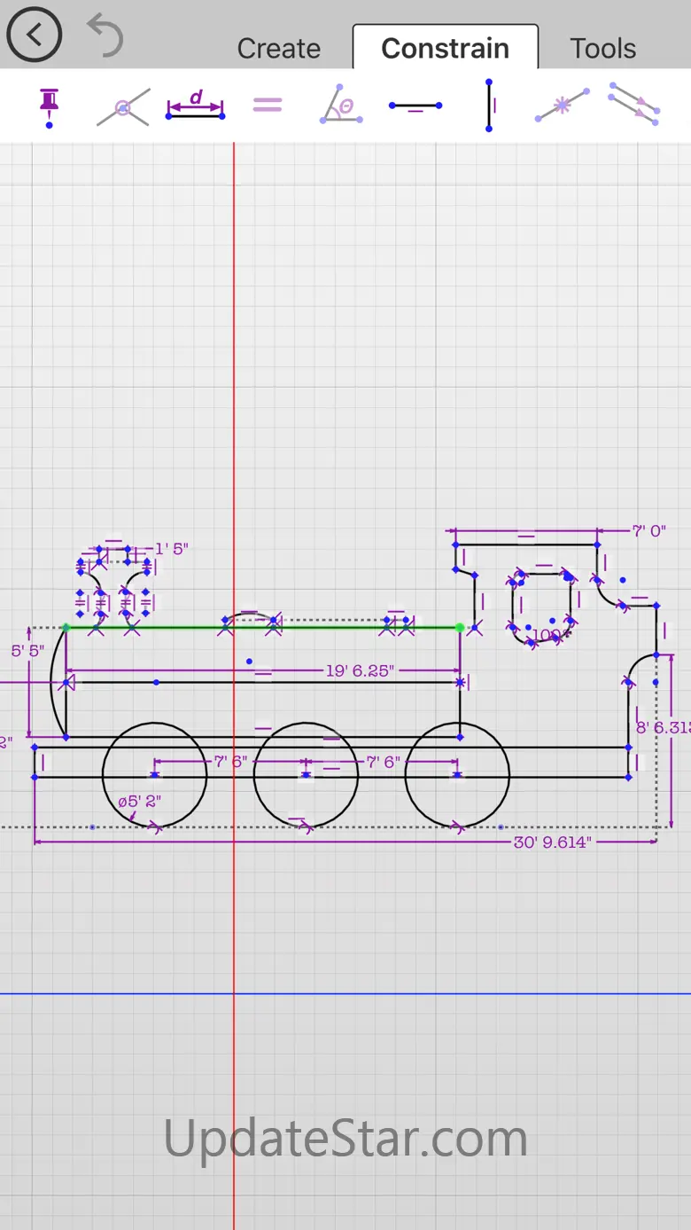 Updraw - create 2D CAD drawings with dimensions 2.1.1