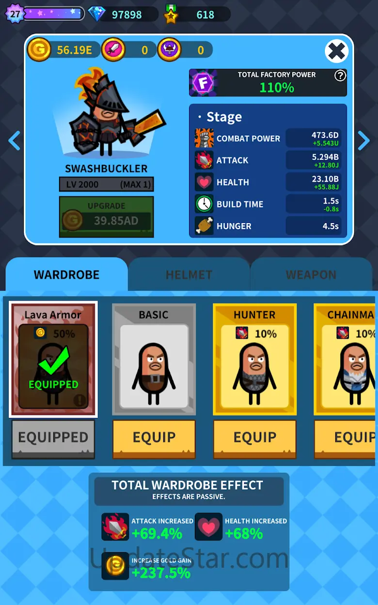 Hero Factory - Idle tycoon 3.1.34