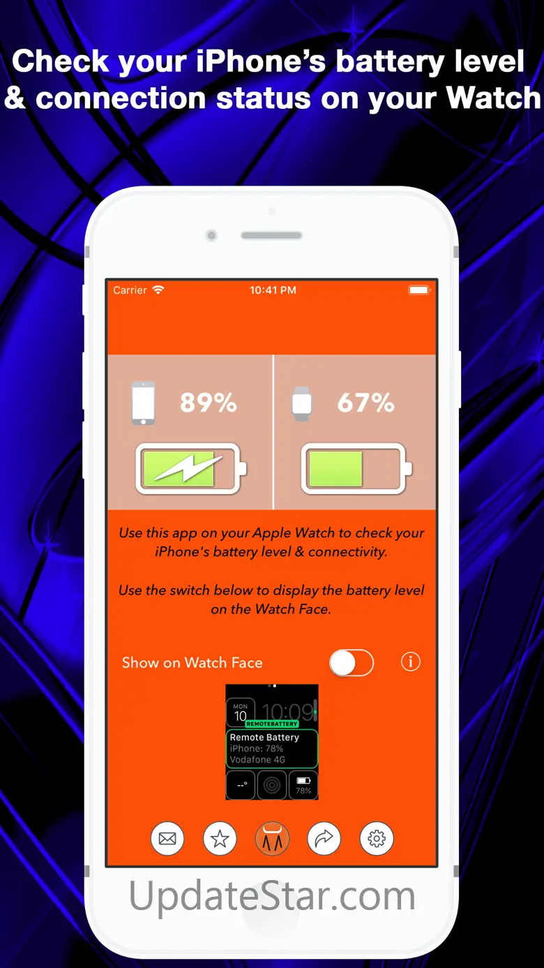 Remote Battery Level for Watch 6.5