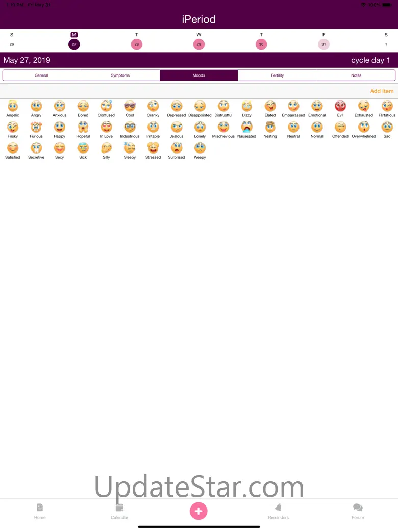 iPeriod Period Tracker HD + 12.7