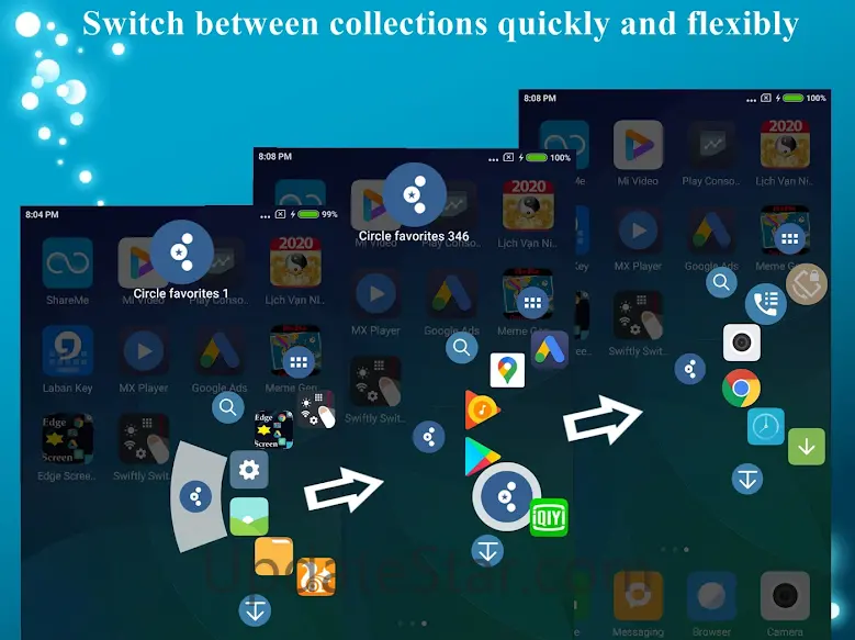 Side bar screen Swiftly Switch 4.3.3