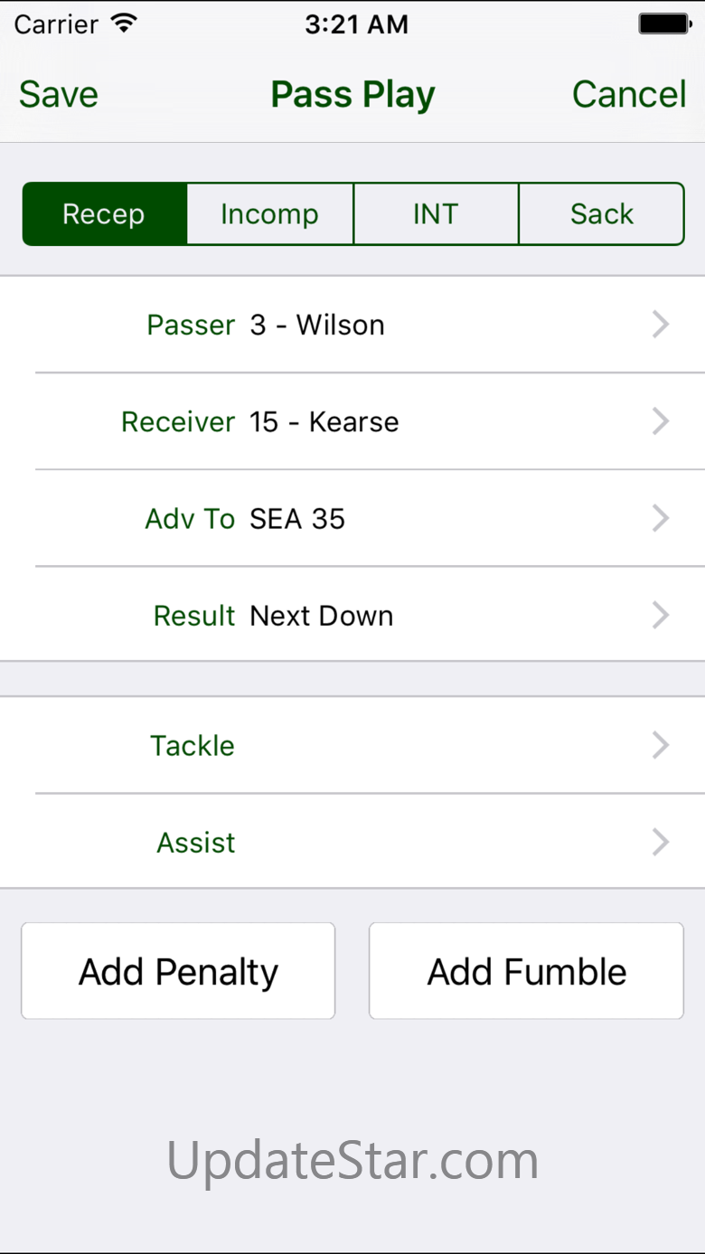 iTouchdown Football Scoring 1.7.3