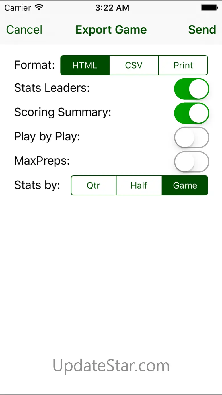 iTouchdown Football Scoring 1.7.3