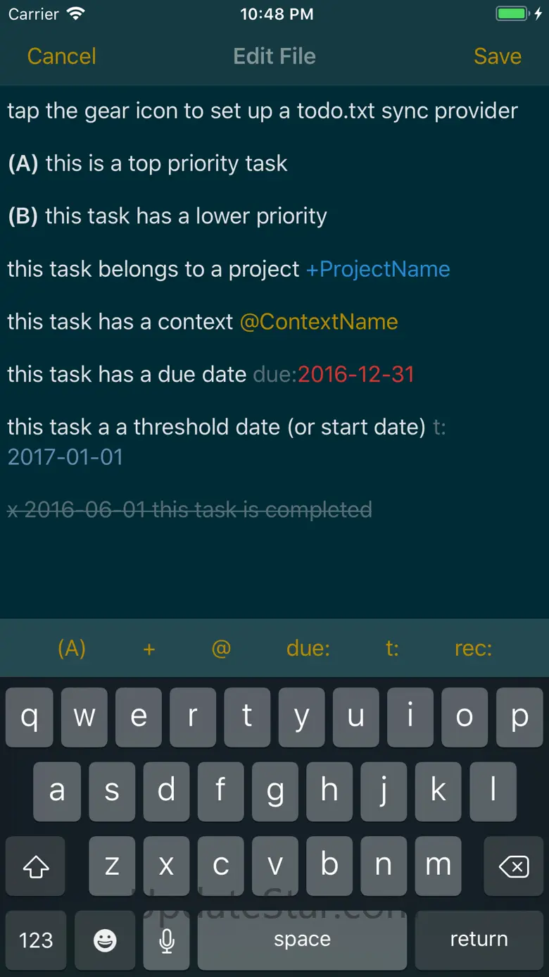 SwiftoDo for todo.txt 3.3.5