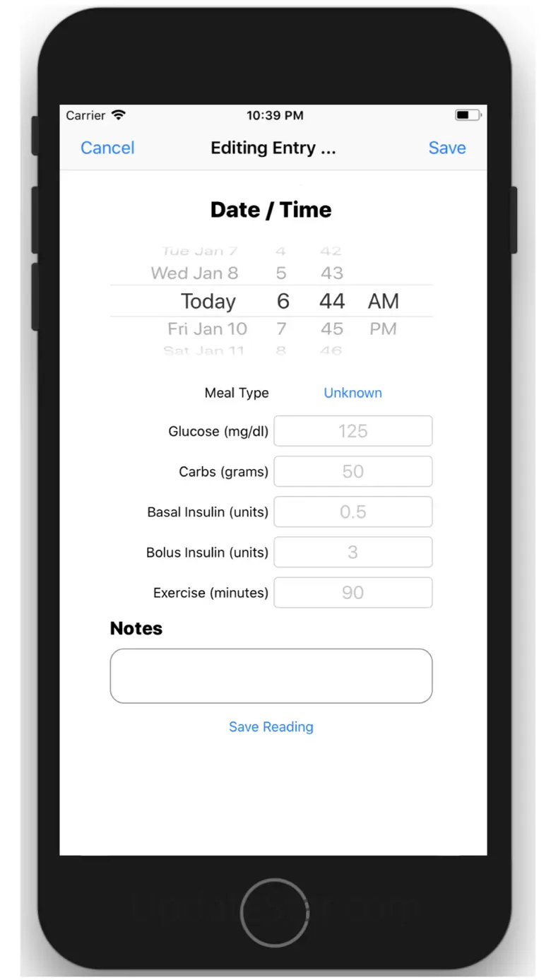 My Glucose Tracker 0.1.1