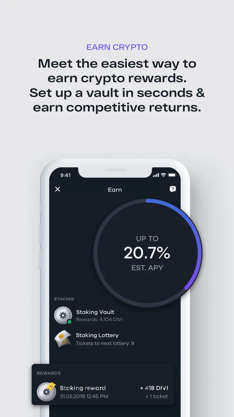 Divi Wallet: Crypto & Staking 2.2.01215