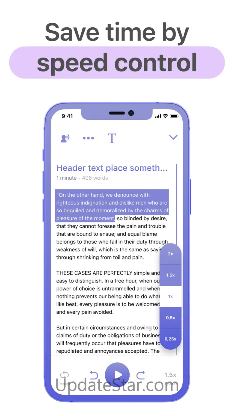 Text To Speech Reader: Synthy 3.0