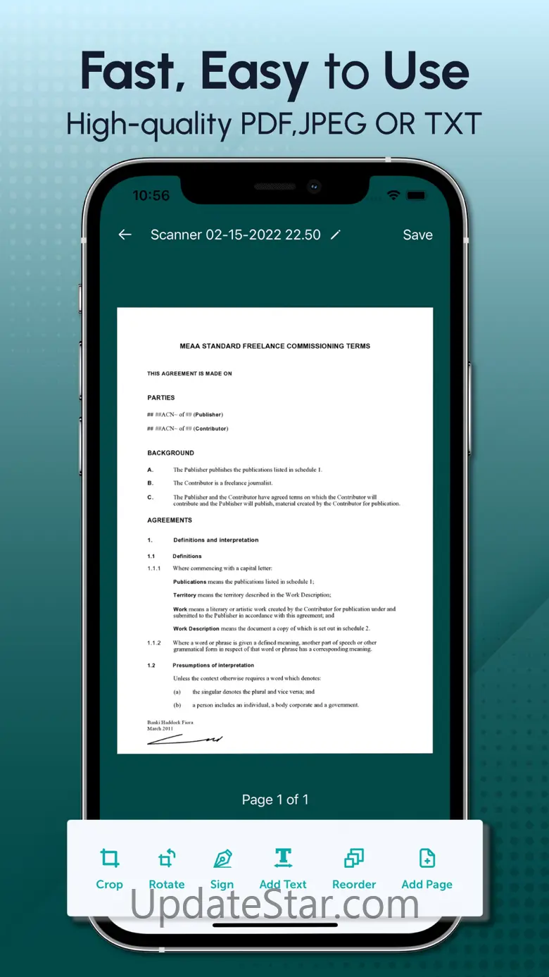 Mobile Document Scanner - Sign 1.3