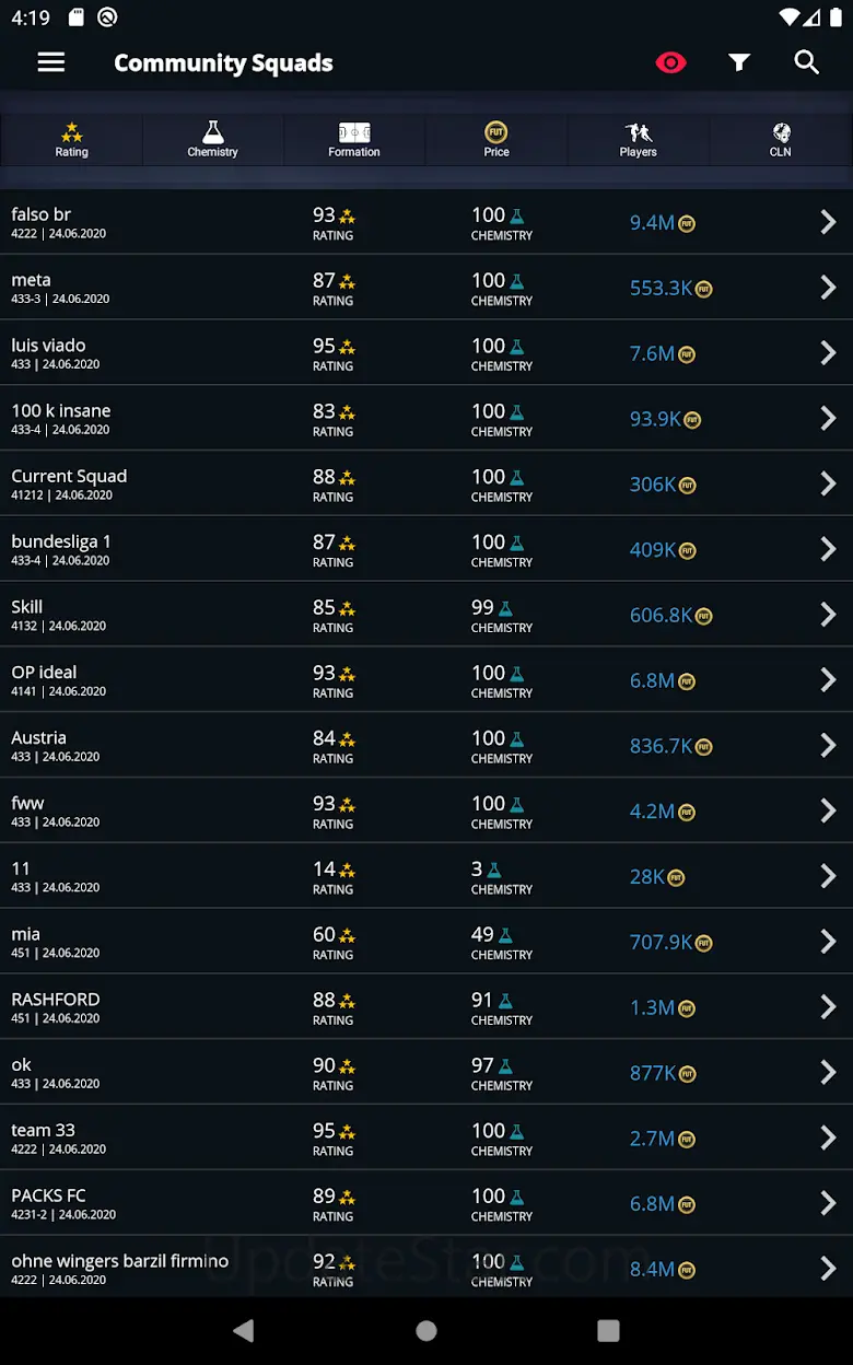 FUTBIN 24 Database & Draft 11.30