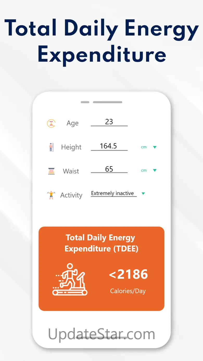 BMI, BMR & Body Fat Calculator 1.10.3