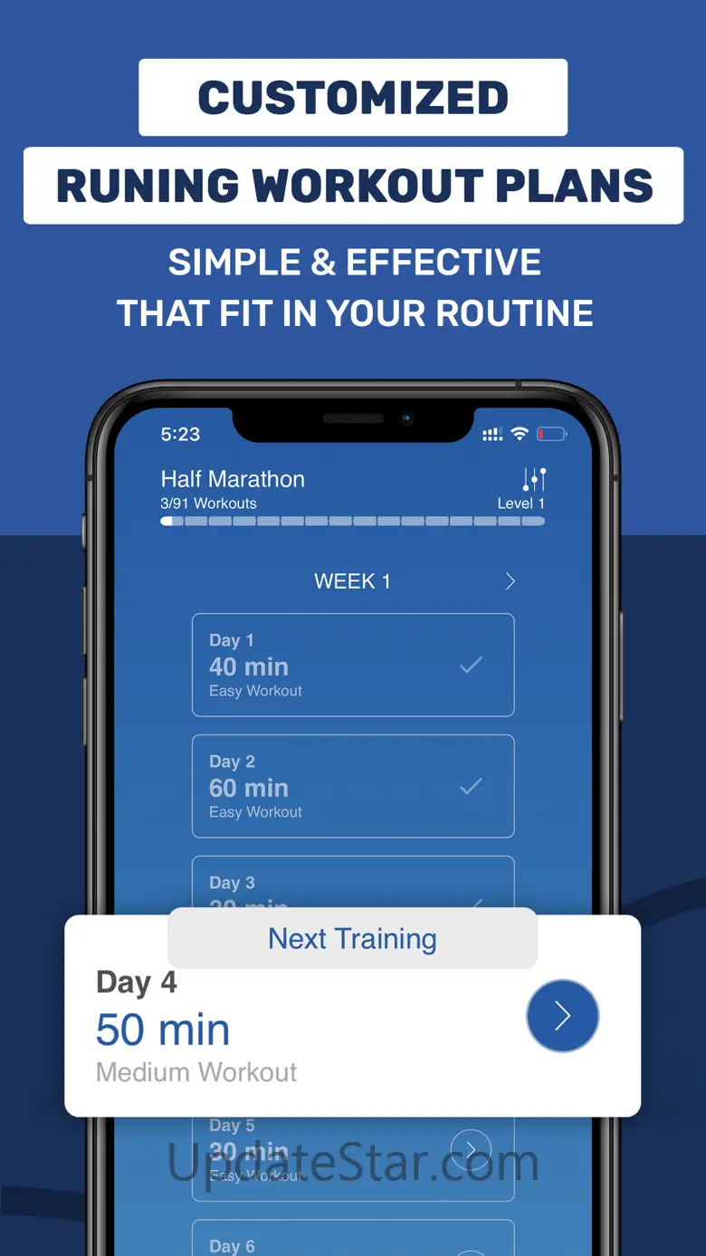 Half Marathon- 21K Run App 1.11