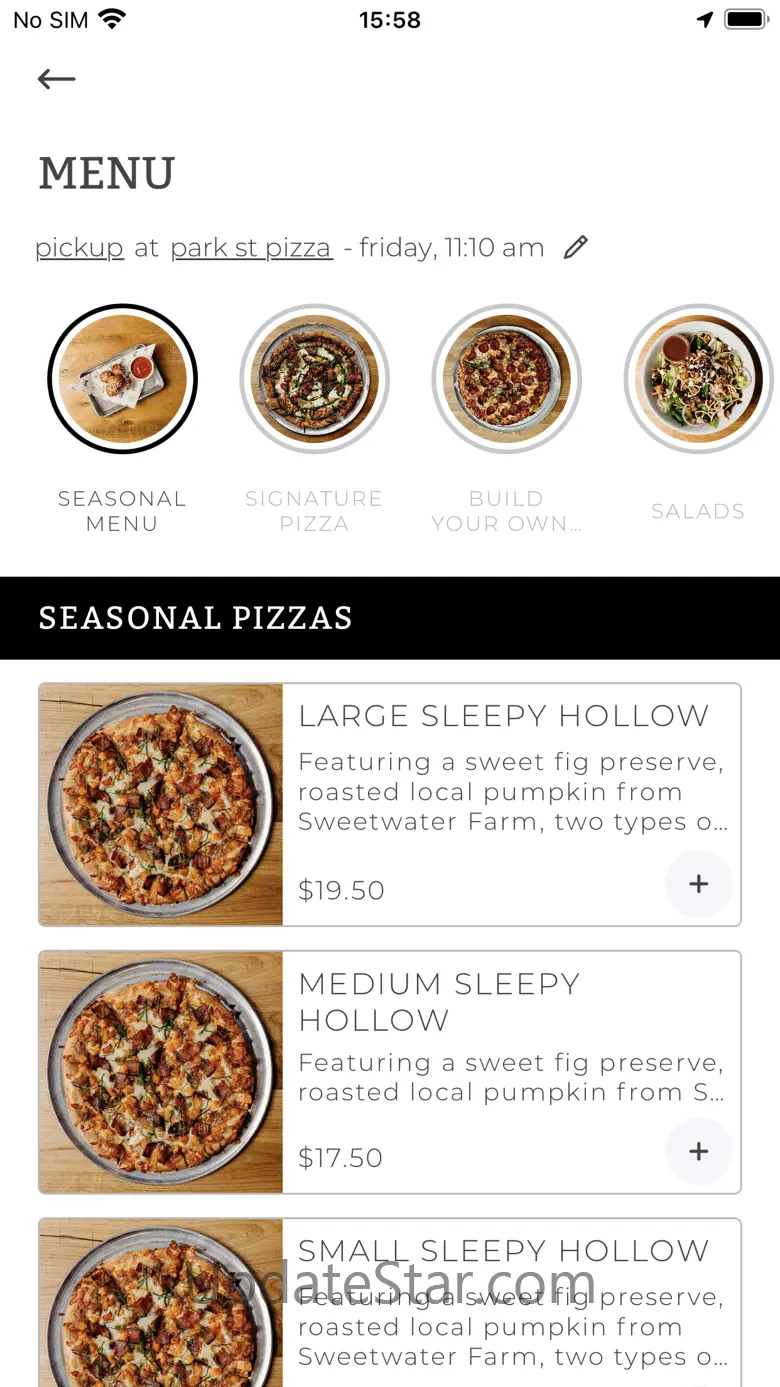 Park Street Pizza 2.0.2