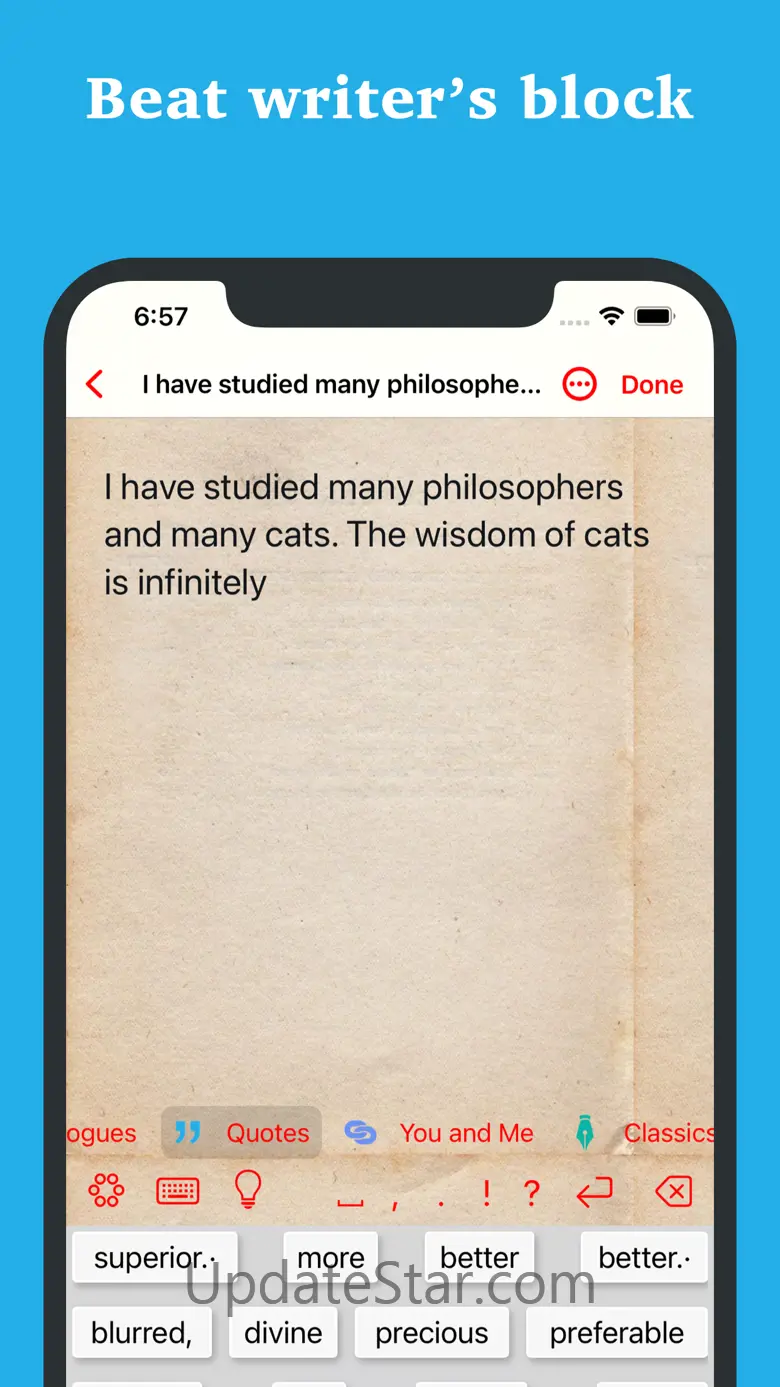 Creative Writer - easy writing 6.4