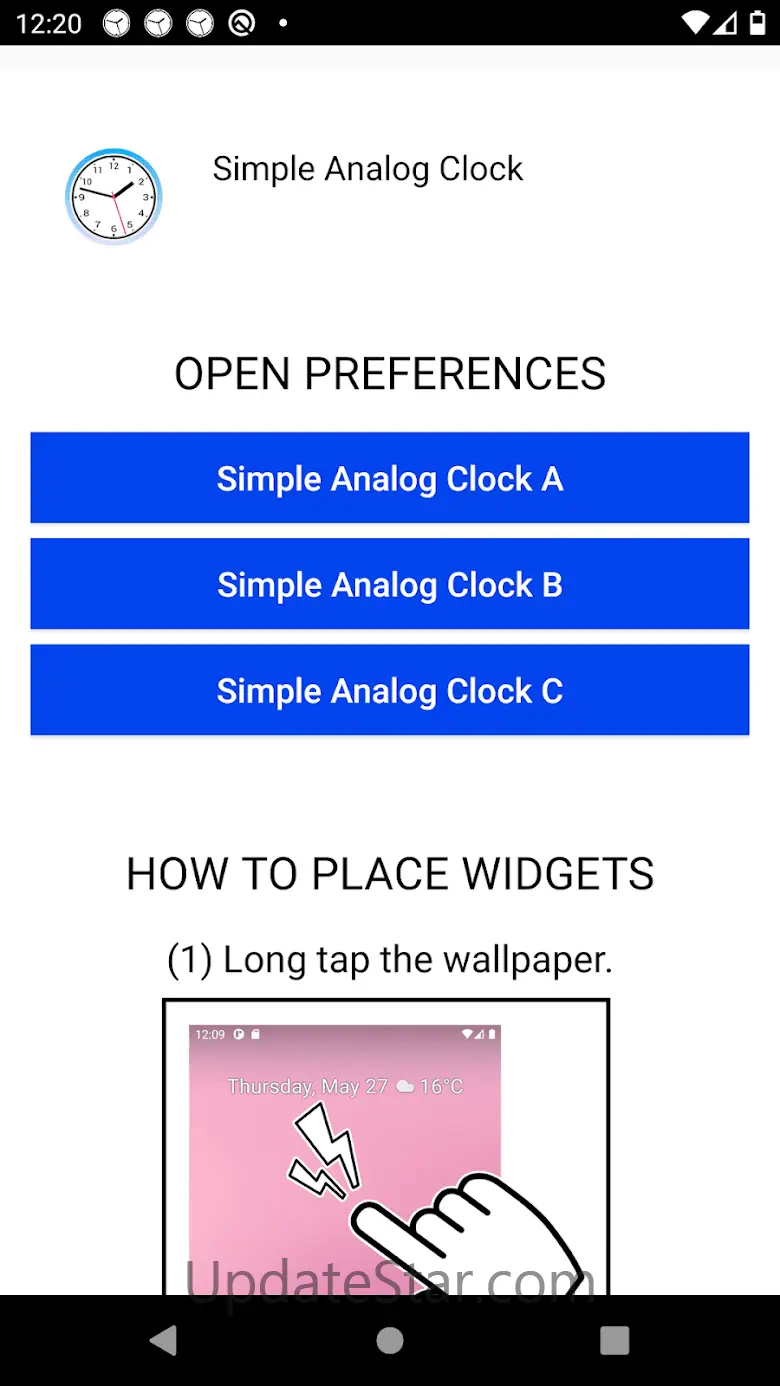 Simple Analog Clock [Widget] 5.3.4