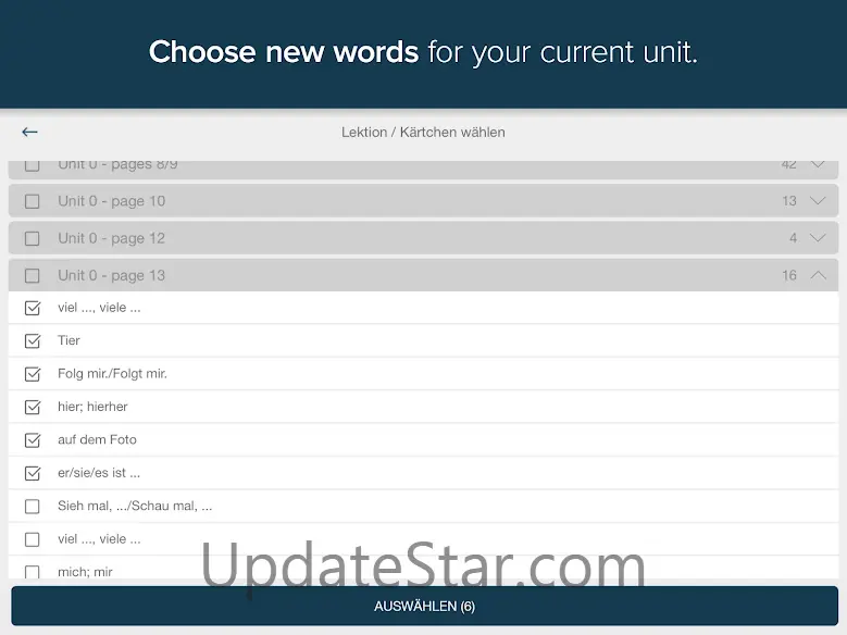 Memorize german vocabulary 11.7.1