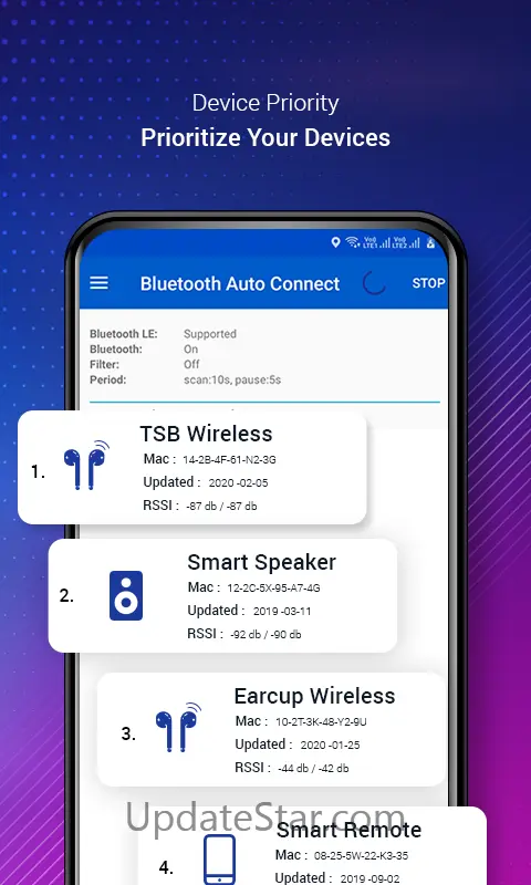 Auto Bluetooth Connect Devices 1.72