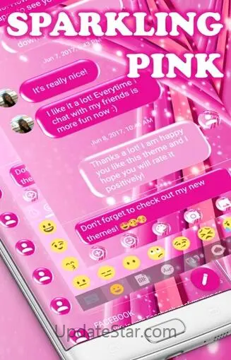 SMS Messages Sparkling Pink 350