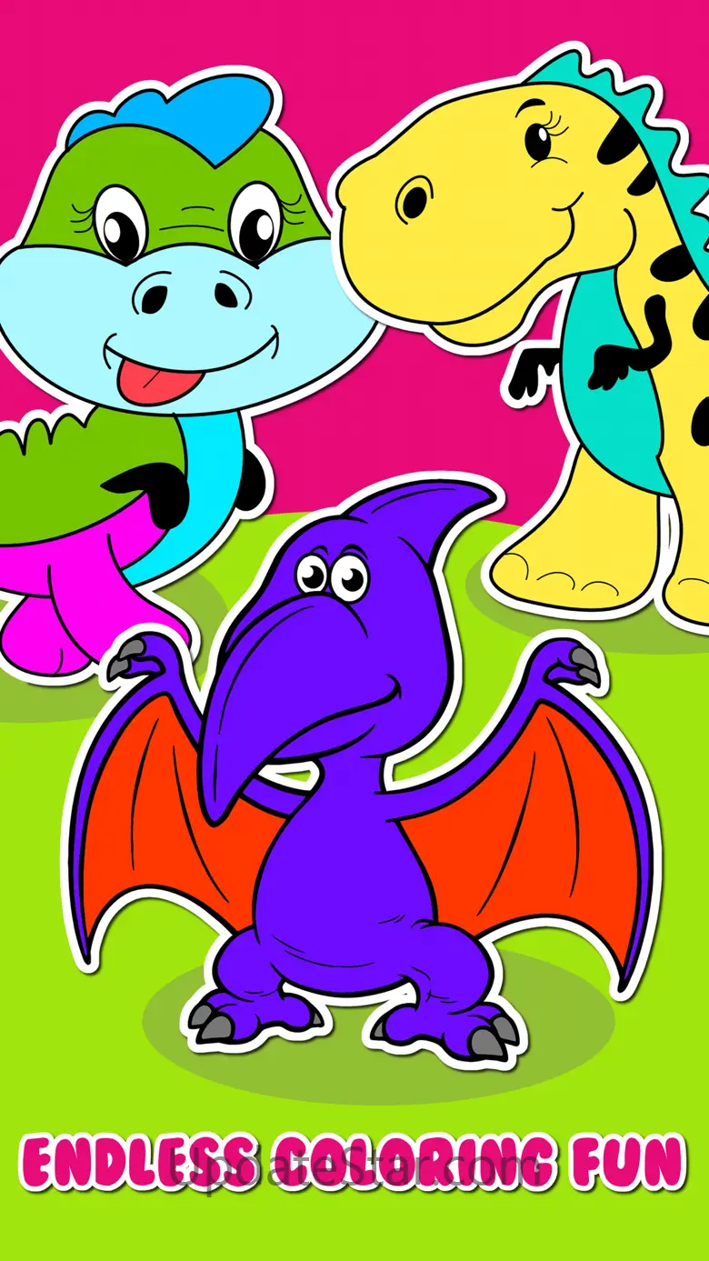 Dino Coloring Pages for Kids 1.3