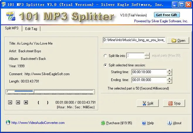 MP3 SPLITTER 3.5