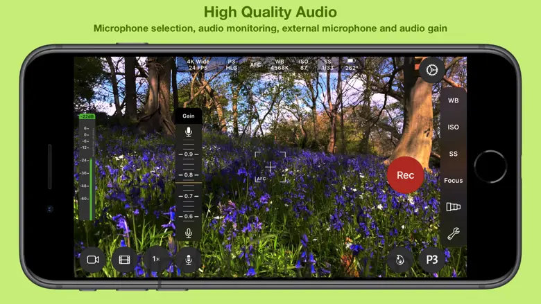Cinema P3 Pro Camera iOS App Version 1.3.49