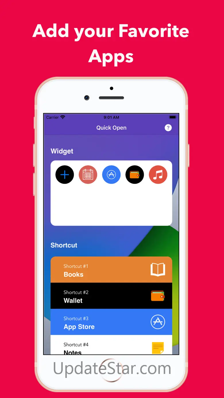 Shortcut Widget - for iPhone 1.0