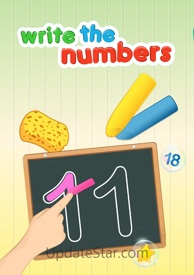 Write Numbers: Tracing 123 2.1